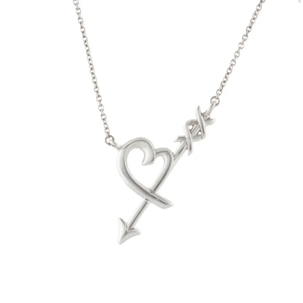 New Tiffany & Co. Heart & Arrow Pendant Necklace - Picture 3 of 3